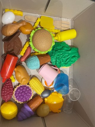 Comida de juguete para cocina