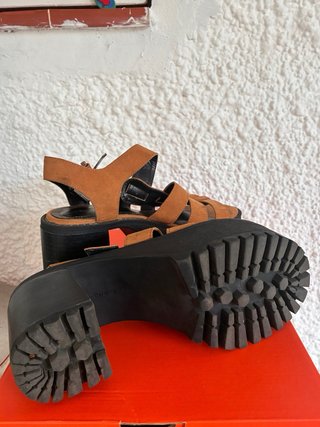 Sandalias Bershka Plataforma Talla 37