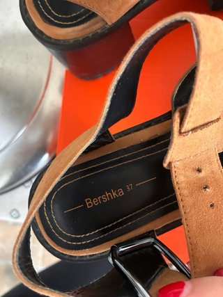 Sandalias Bershka Plataforma Talla 37
