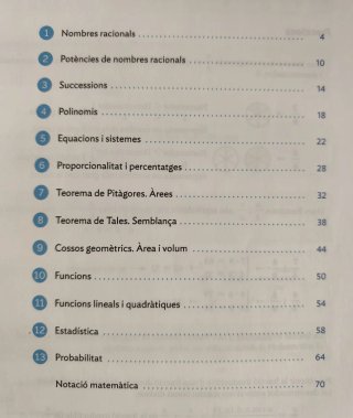 El que has de saber de matemàtiques de secundària.