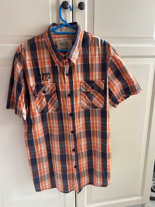 Camisa cuadros manga corta hombre Inside XL