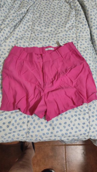 Shorts Stradivarius Rosa Talla XS
