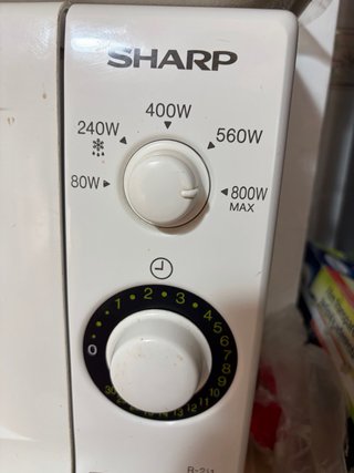 Microondas Sharp R-211 Blanco