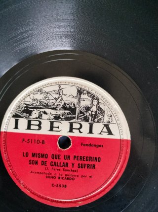 17 Discos de Pizarra Flamenco con caja madera.
