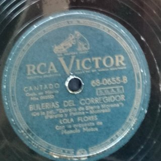 17 Discos de Pizarra Flamenco con caja madera.