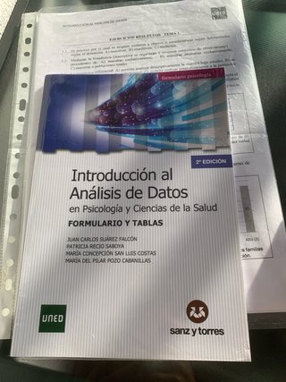 Análisis de datos e Historia psicología UNED