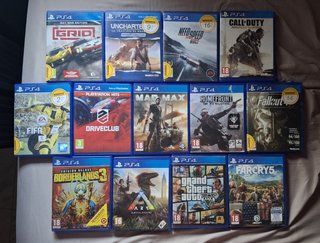 PlayStation 4 + Mando + Juegos