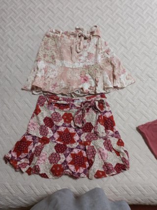 2 Faldas pantalón mini Stradivarius Talla M