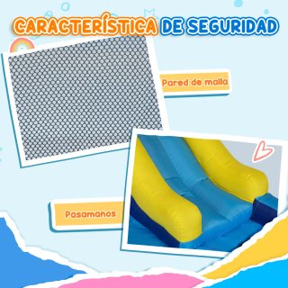 Castillo Hinchable 5 en 1 con Tobogán