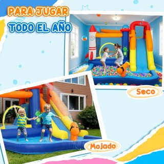 Castillo Hinchable 5 en 1 con Tobogán