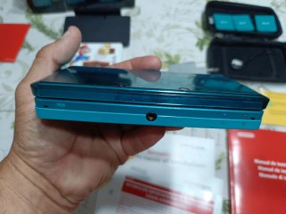 Nintendo 3DS Aqua Blue Completa
