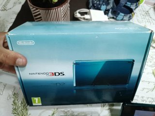 Nintendo 3DS Aqua Blue Completa