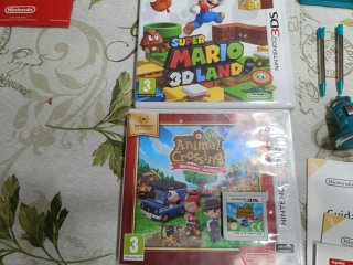 Nintendo 3DS Aqua Blue Completa