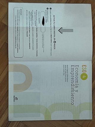 Libro Economía y emprendimiento 4º ESO