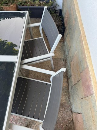 Mesa y 4 sillas jardín IKEA Själland