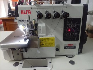 Máquina de coser Alfa plana y remalladora