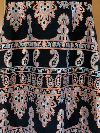 Vestido largo estampado