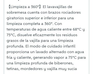 Mini lavavajillas portátil NUEVO