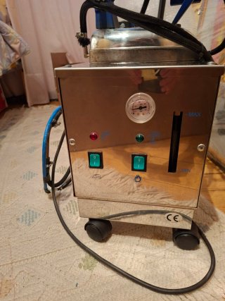 Plancha profesional con caldera