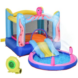 Castillo inflable Outsunny con tobogán
