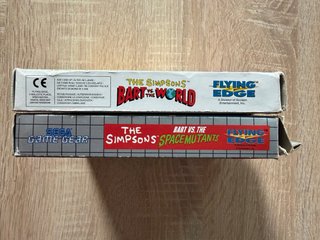 Lote 2 Juegos Simpsons Game Gear