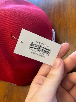 Cappello New Era Rosso e Bianco