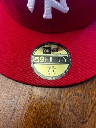 Cappello New Era Rosso e Bianco