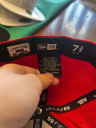 Cappello New Era Rosso e Bianco