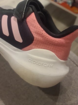 Zapatillas Adidas Niña T35 Negro/Rosa