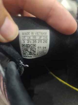 Zapatillas Adidas Niña T35 Negro/Rosa