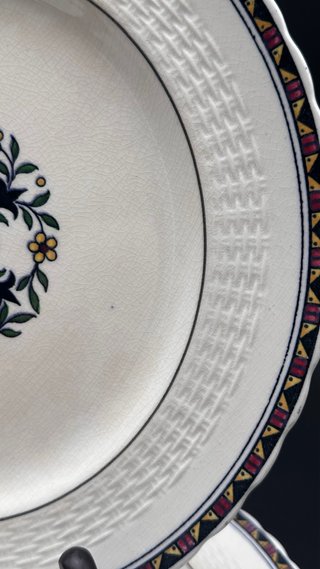 Lotto 6 Piatti Piani Minton's Ironstone 26cm