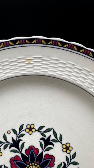 Lotto 6 Piatti Piani Minton's Ironstone 26cm