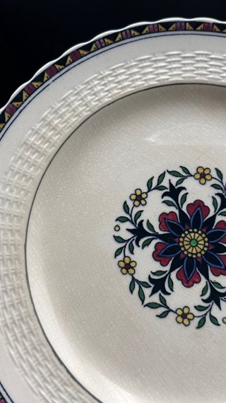 Lotto 6 Piatti Piani Minton's Ironstone 26cm