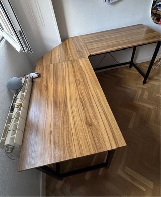 Escritorio madera esquinero en L