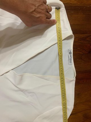 Bluse bianca con scollo a V per donna Monde