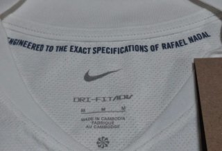 Camiseta Nike Rafa Nadal Dri-Fit Blanca