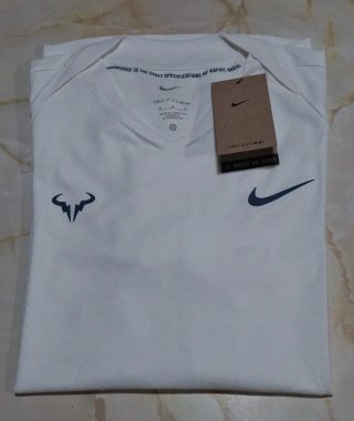 Camiseta Nike Rafa Nadal Dri-Fit Blanca