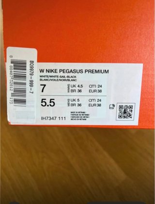 Zapatillas Nike Pegasus Premium Talla 38