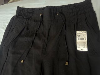 Pantalón negro verano talla 46-48 XL (2 unidades)