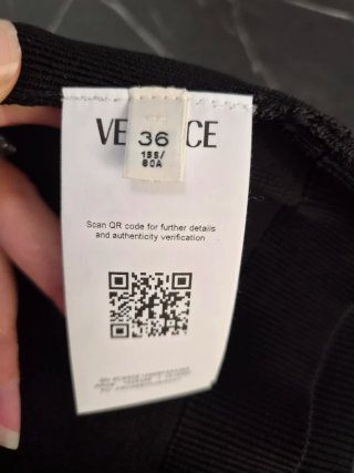 Top Versace Nero Taglia Unica