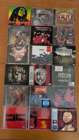 Lote CDs Rock Metal Reggae