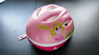 Patinete infantil 4 ruedas + casco rosa