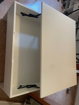 Mesa de centro blanca de madera