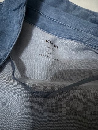 Camisa estilo vaquero de verano talla XL