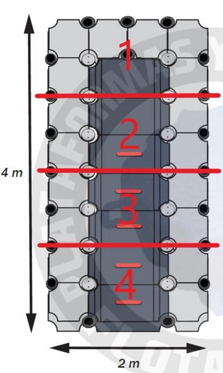 Plataforma flotante para moto de agua