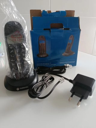 Telefono cordless Motorola nero