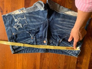 Shorts in denim con stelle da donna H&M