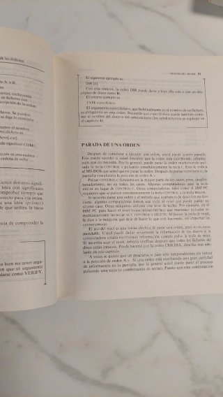 Sistema operativo MS-DOS guía del usuario