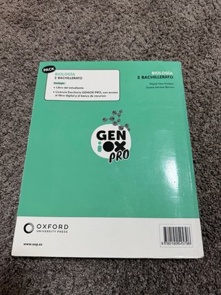 Biología 2º Bachillerato. Libro del estudiante....