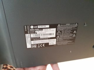 Televisor LG 42 Plata